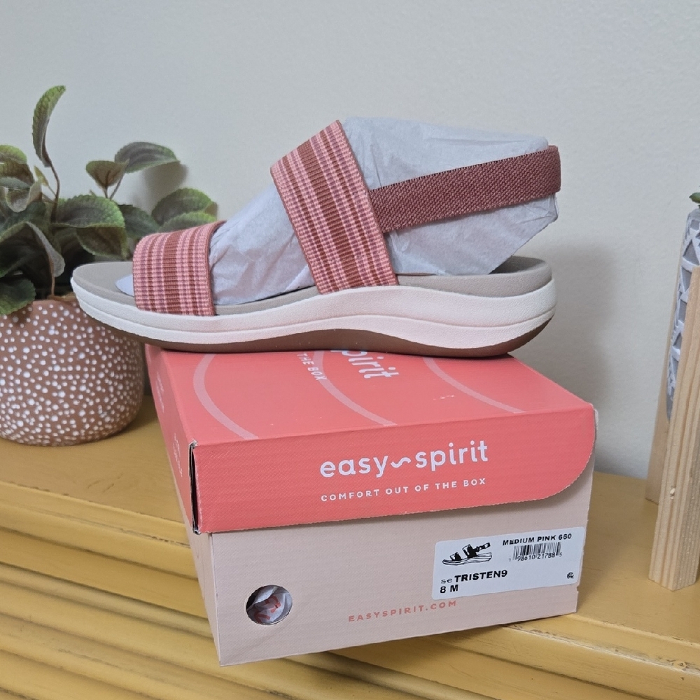 Easy Spirit Mauve Strappy Sandals